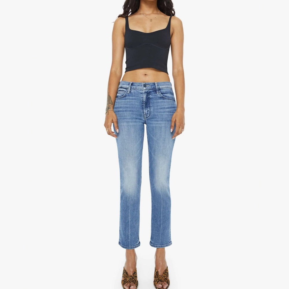 MOTHER Lil Dazzler Ankle Sz 29 Straight Leg Jeans